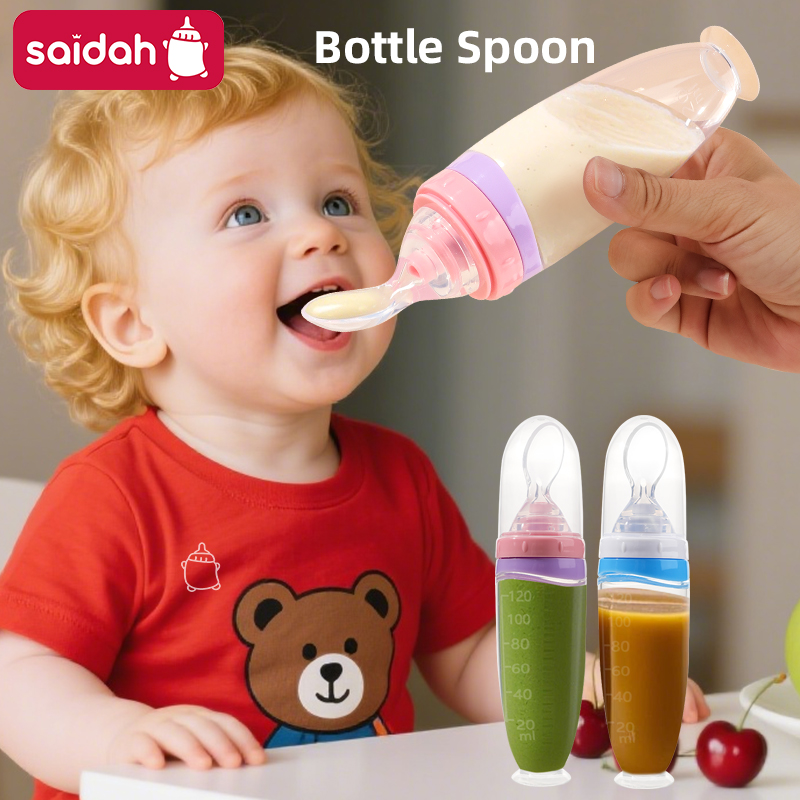 Baby Products Distributor - 120ml/4온스 용량의 유아용 액체 실리콘 식품