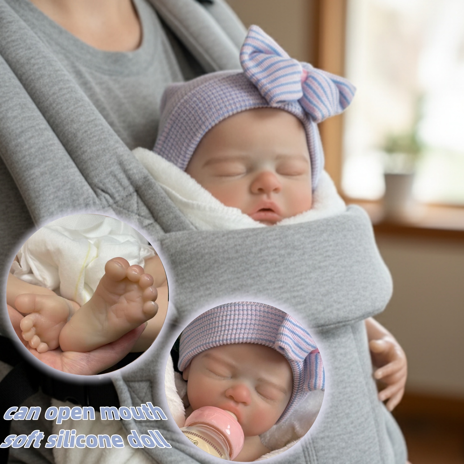 Baby Products Trending - 16인치 오픈 마우스 풀 실리콘 리본