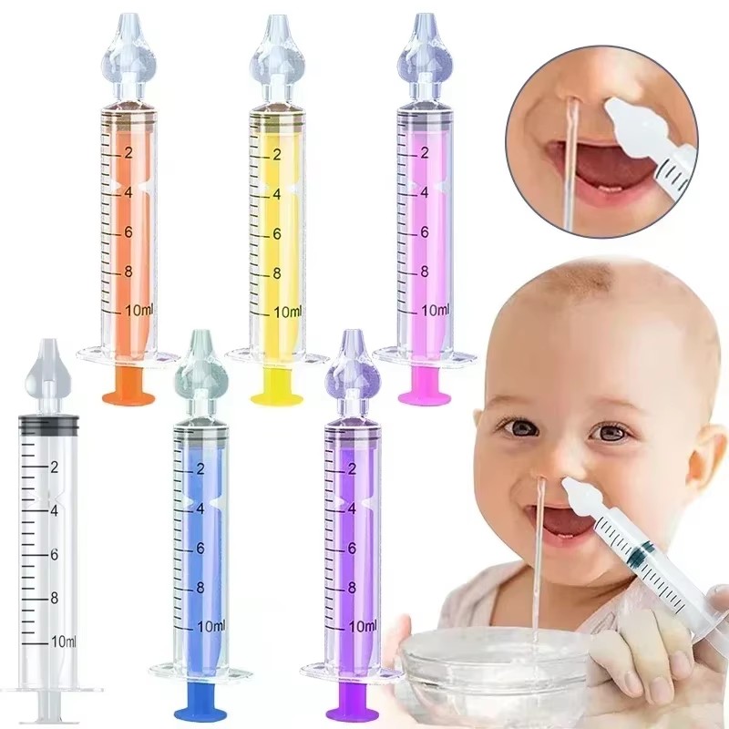 Baby Nose Cleaner - 10ML 아기 코흡입기, 부드러운 실리콘 헤드,
