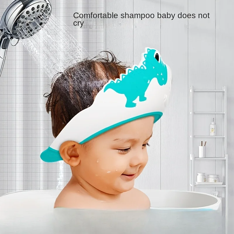 Baby Products For Bathing - 아기 부드러운 고무 방수 샴푸 모자
