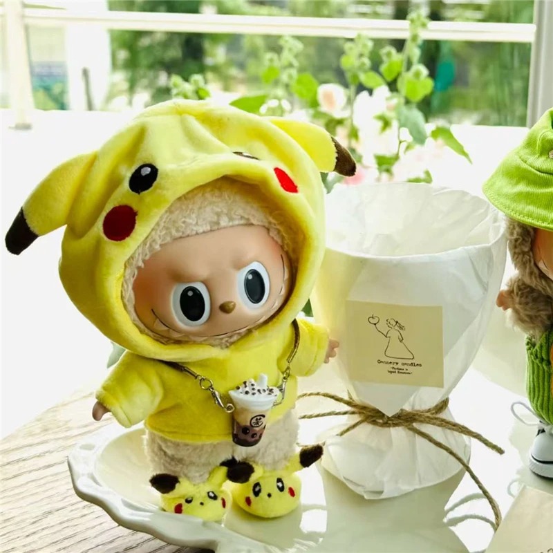 15 17cm 라부부 인형용 만화 귀여운 피카츄 플러시 - Baby Products Manufacturers 리뷰 및 가격