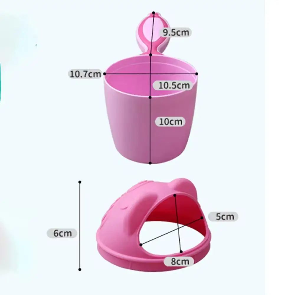 귀여운 만화 캐릭터 아기 목욕 모자 유아 샴푸컵 어린이 - Baby Products For Bathing 리뷰 및 가격