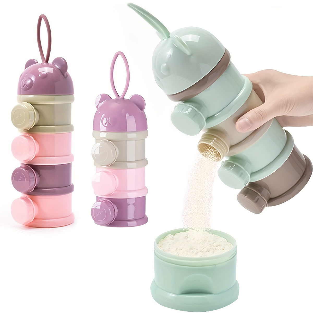 스트랩이 있는 대용량 아기 분유 용기, 분유 디스펜서, - Baby Products Distributor 리뷰 및 가격