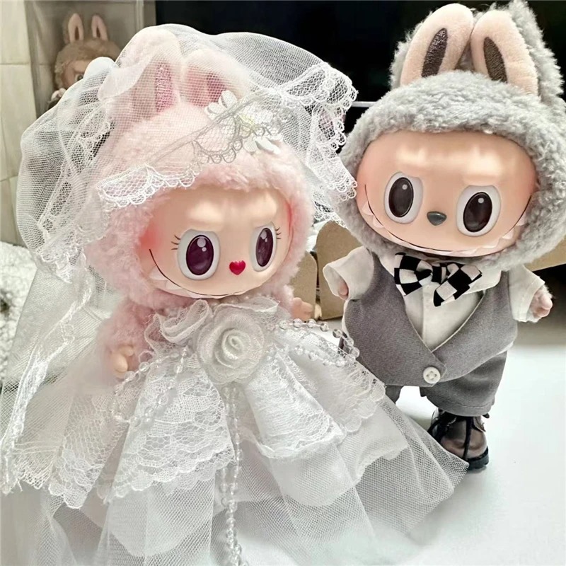 15 17cm 라부부 인형 웨딩 연인 드레스 의상 쉬폰 - Baby Products Manufacturers 리뷰 및 가격