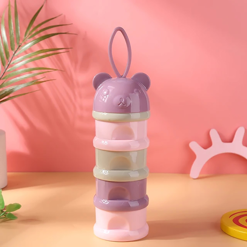 4 그리드 휴대용 우유 분말 상자 컨테이너 유아 아기  - Baby Products Distributor 리뷰 및 가격