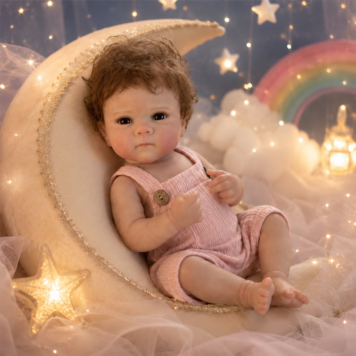 50CM 리본 베이비돌, 실제 신생아처럼 보이는 3D  - Baby Products Trending 리뷰 및 가격