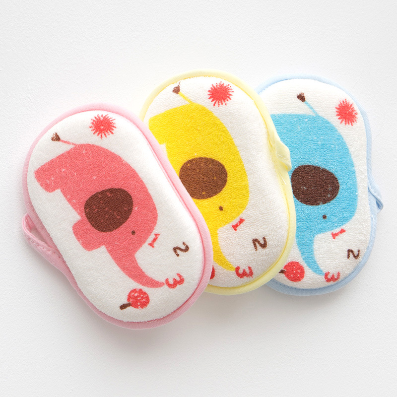 귀여운 만화 아기 브러쉬 슈퍼 부드러운 스폰지 브러쉬  - Baby Products For Bathing 리뷰 및 가격