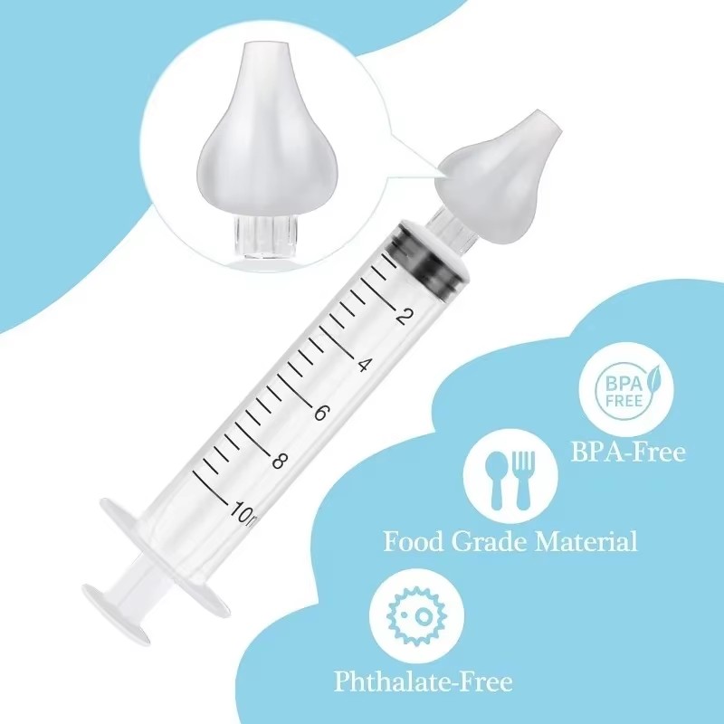 10ML 아기 코흡입기, 부드러운 실리콘 헤드, 유아용 - Baby Nose Cleaner 리뷰 및 가격