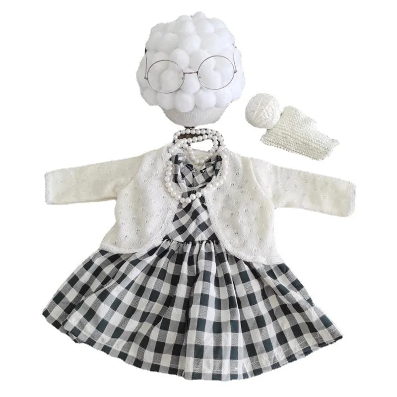 신생아 사진 소품 아기 소녀 할머니 복장 아기 소년 할 - Baby Products Useful 리뷰 및 가격
