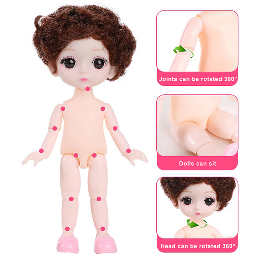 소녀 장난감 BJD 미니 인형 13 움직일 수있는 공동 - Baby Products Trending 리뷰 및 가격