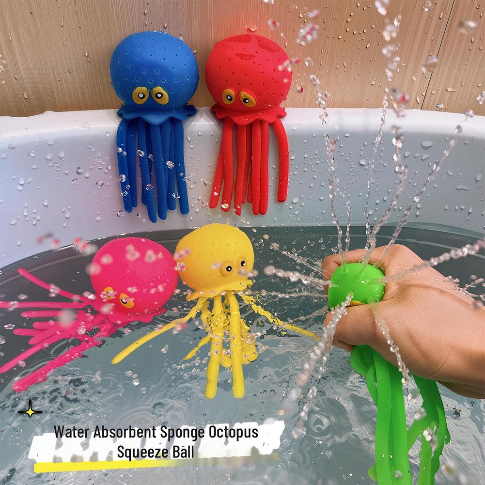 물놀이 문어 목욕 장난감 어린이용 창의적인 흡수성 장난 - Baby Products For Bathing 리뷰 및 가격